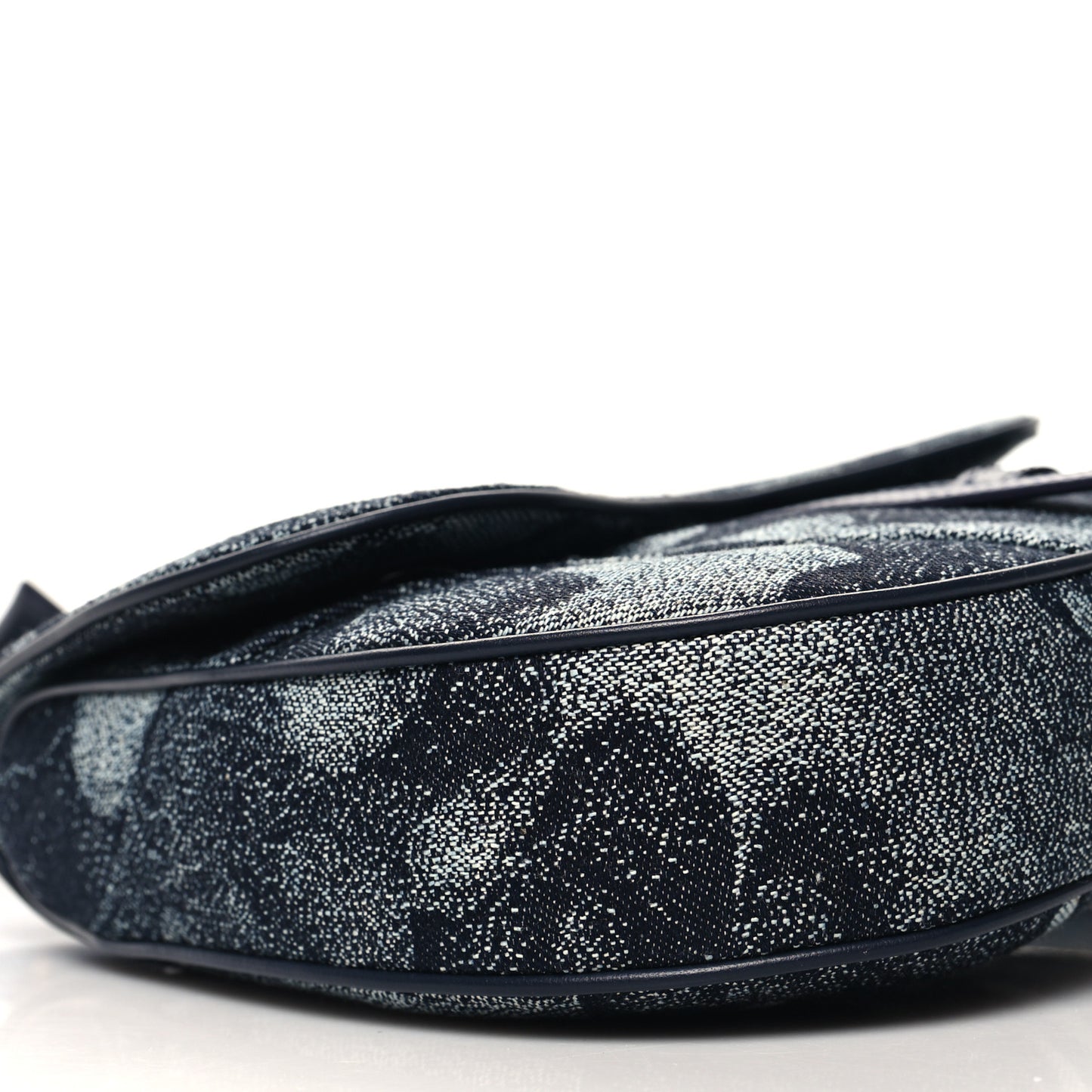 X Peter Doig Denim Camouflage Saddle Bag