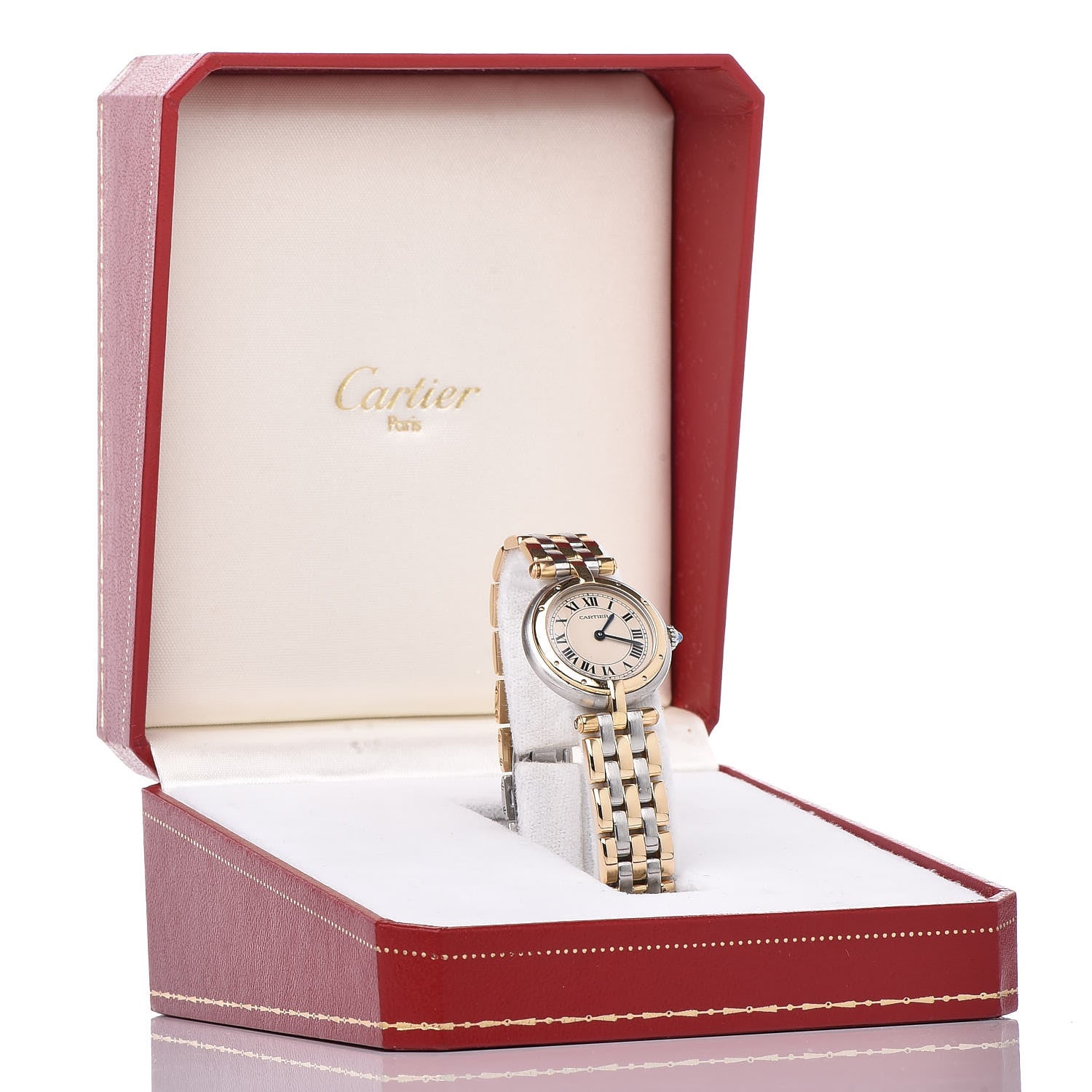 Cartier Stainless Steel 18K Yellow Gold 24mm Panthere Vendome Quartz Watch 7 of 7