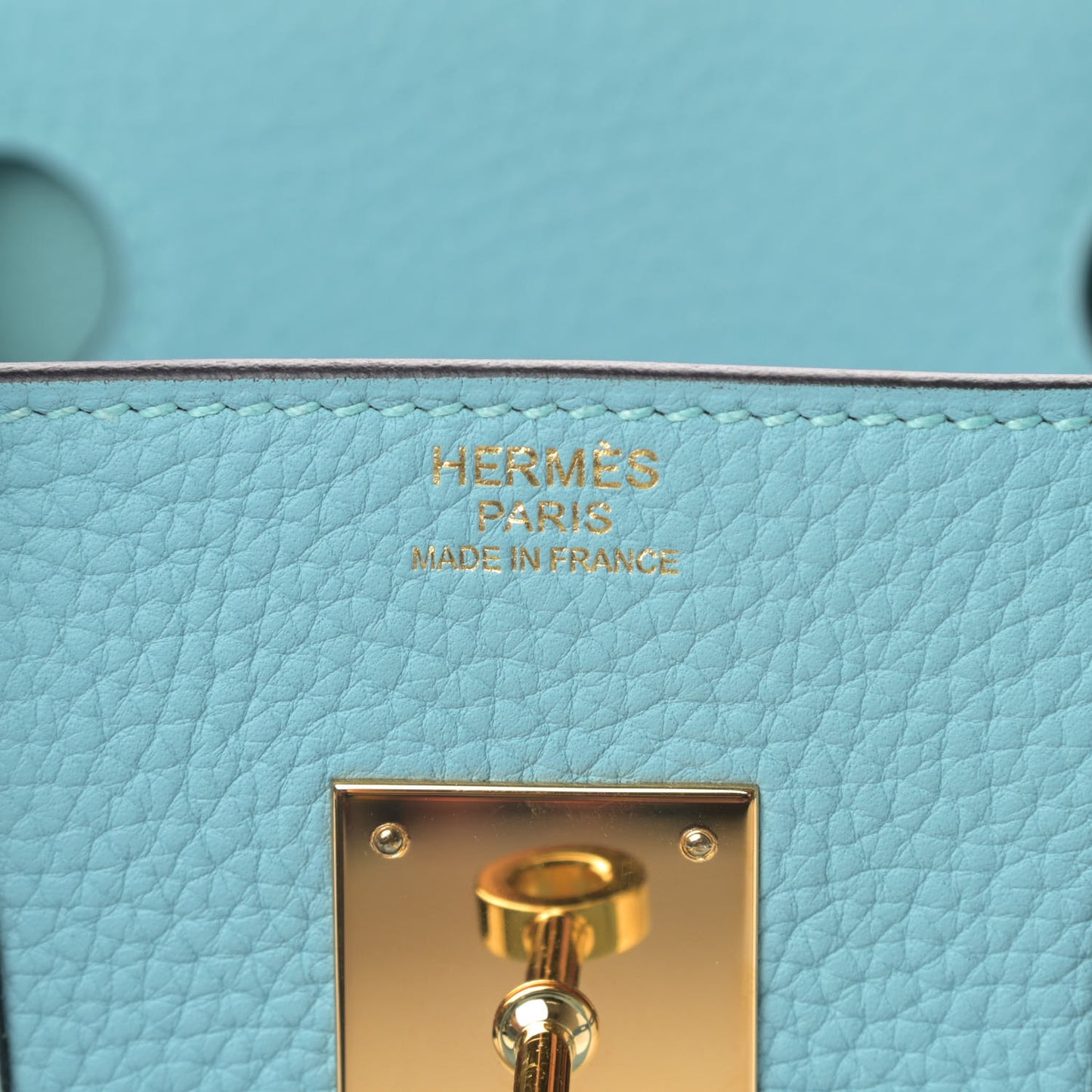 Togo Birkin 30 Bleu Atoll