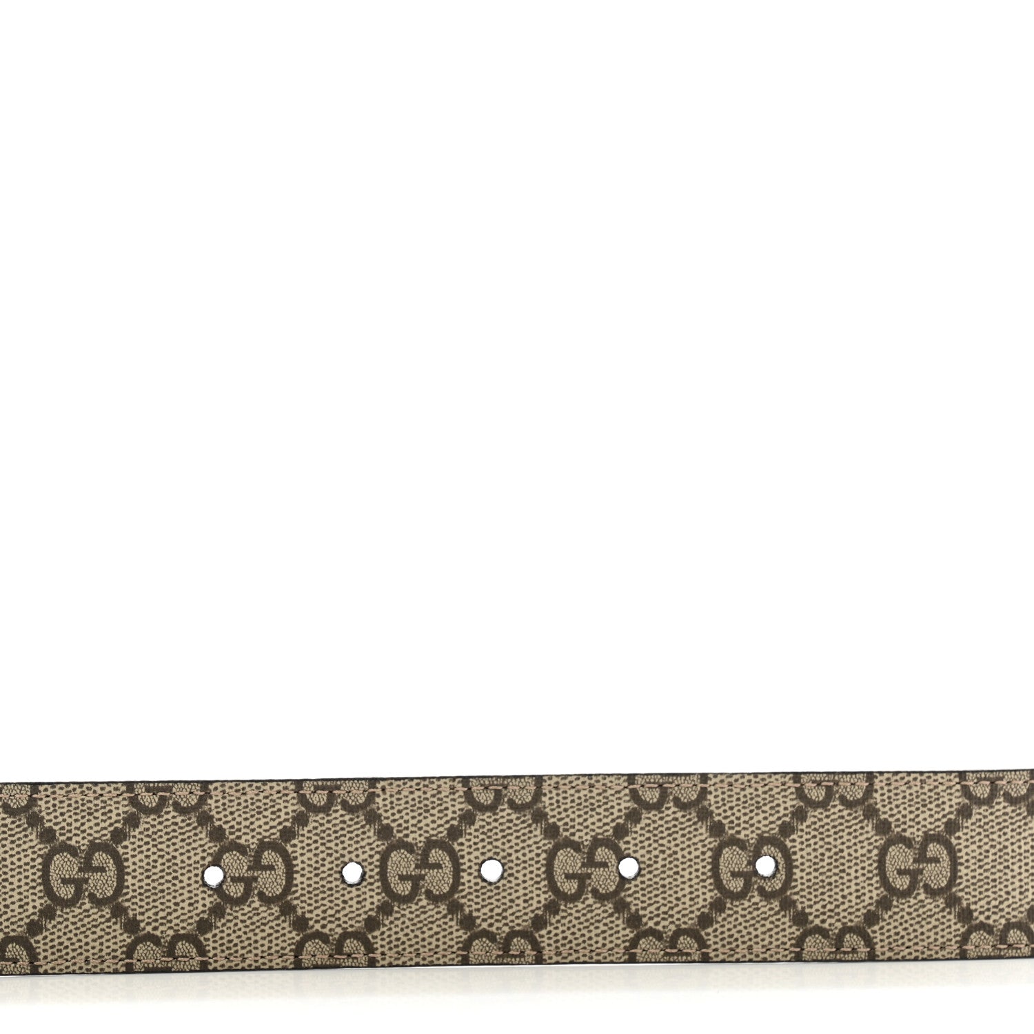 Gucci Supreme Monogram Calfskin Square G 35mm Belt 95 38 Brown 4 of 8