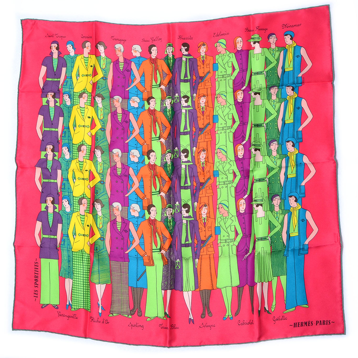 Hermes Silk Les Sportives Scarf 70 2 of 6