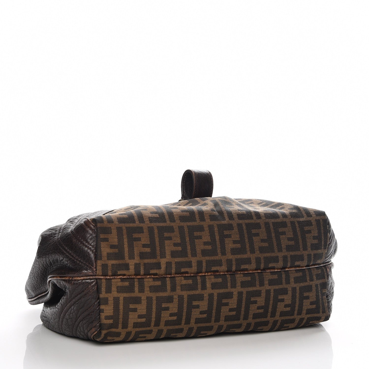 Fendi Zucca Nappa Nuvolata Vitello Tortuga Spy Tobacco Moro 4 of 8