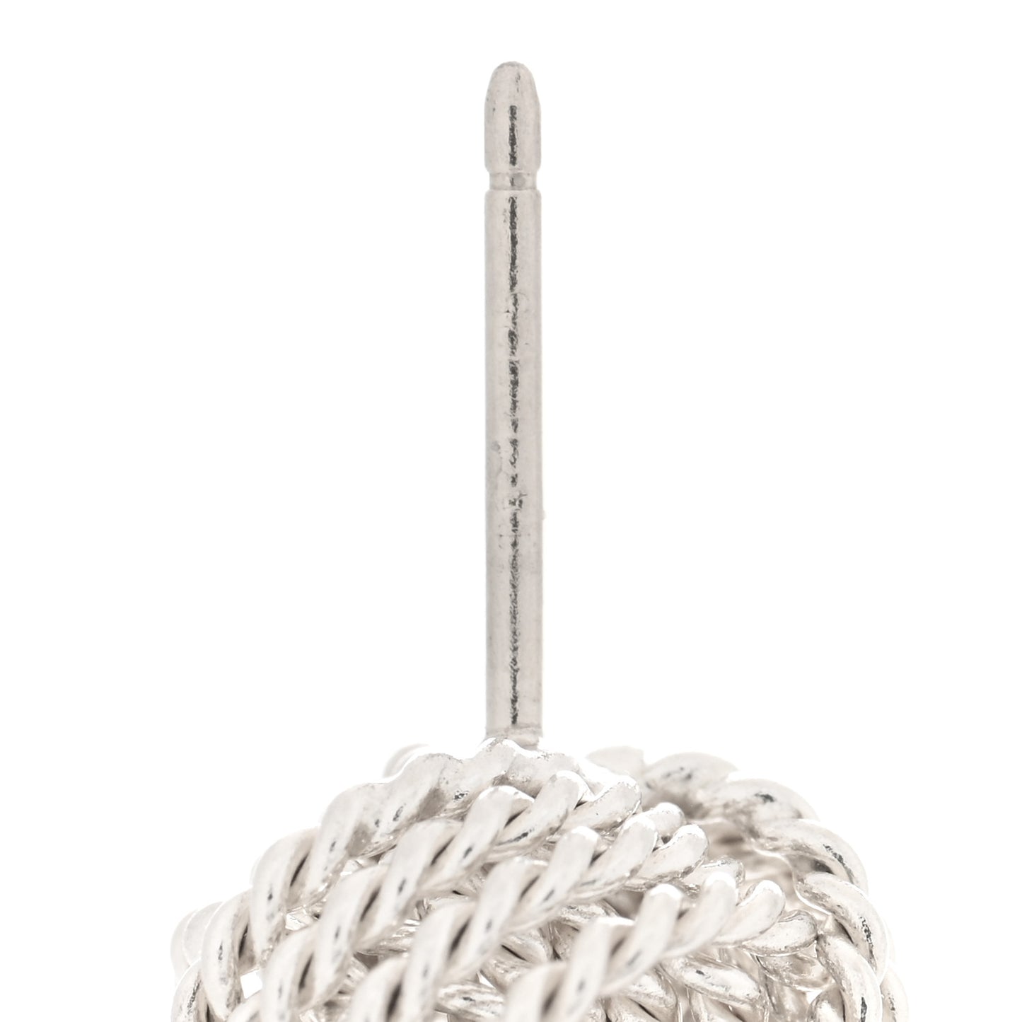 Sterling Silver Twist Knot Earrings