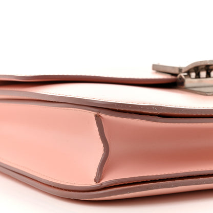 Celine Smooth Calfskin Medium Classic Box Flap Bag Pink 9 of 10