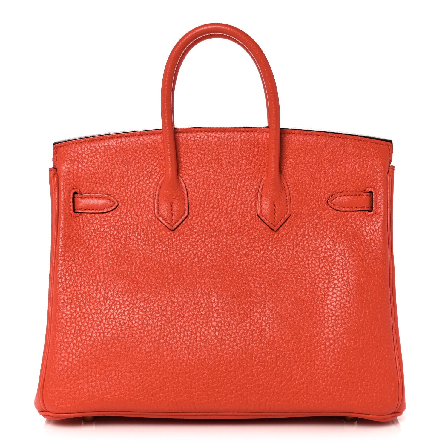 Hermes Taurillon Clemence Birkin 25 Feu 4 of 34