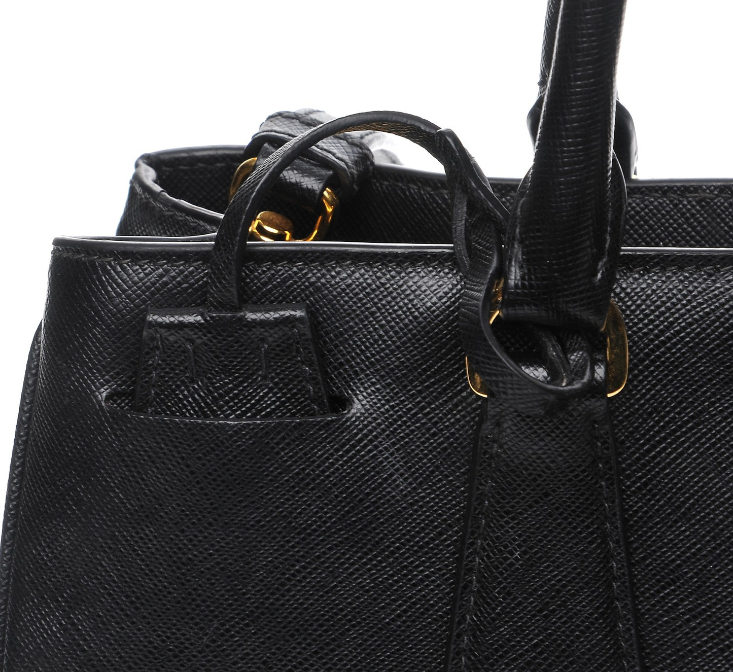 Saffiano Lux Medium Tote Nero Black