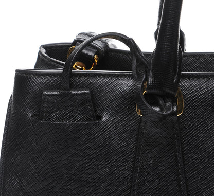 Prada Saffiano Lux Medium Tote Nero Black 6 of 10