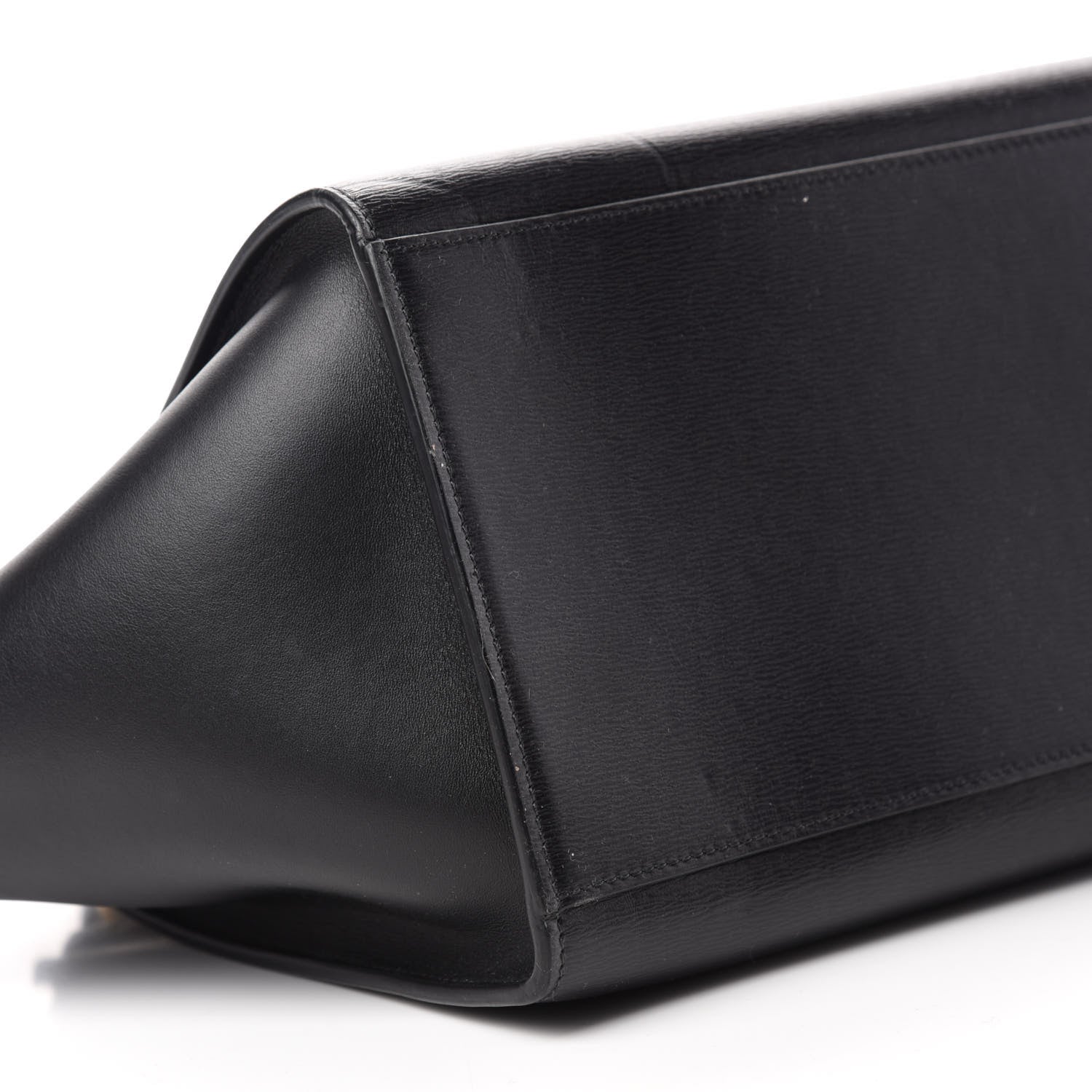 Celine Liege Calfskin Small Trapeze Black 6 of 9