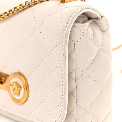 Versace Nappa Quilted Icon Shoulder Bag White 11 of 11
