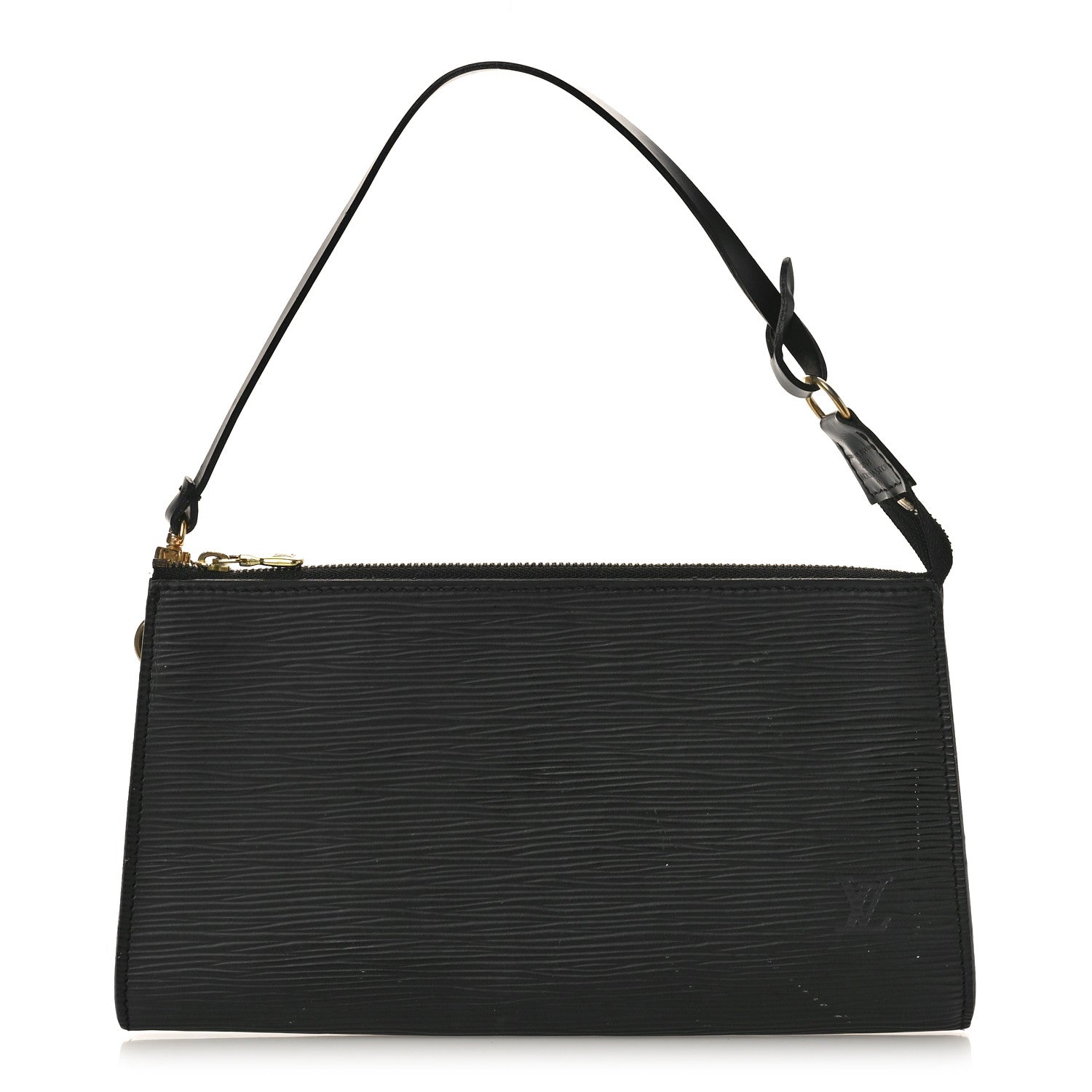 Louis Vuitton Epi Pochette Accessories 24 Black 1 of 9