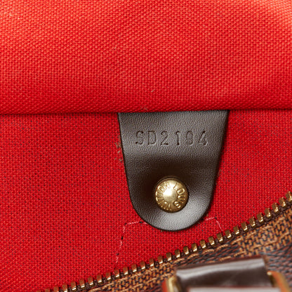 Louis Vuitton Damier Ebene Speedy Bandouliere 25 8 of 13