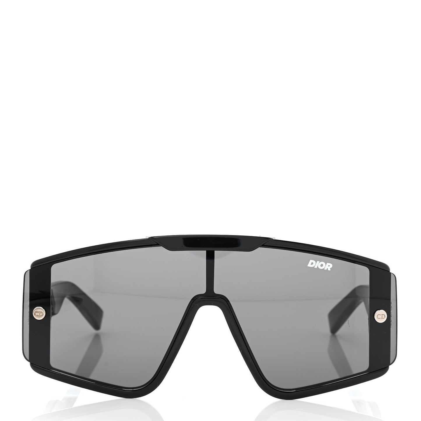 Acetate Diorxtrem MU Oblique Mask Sunglasses Black