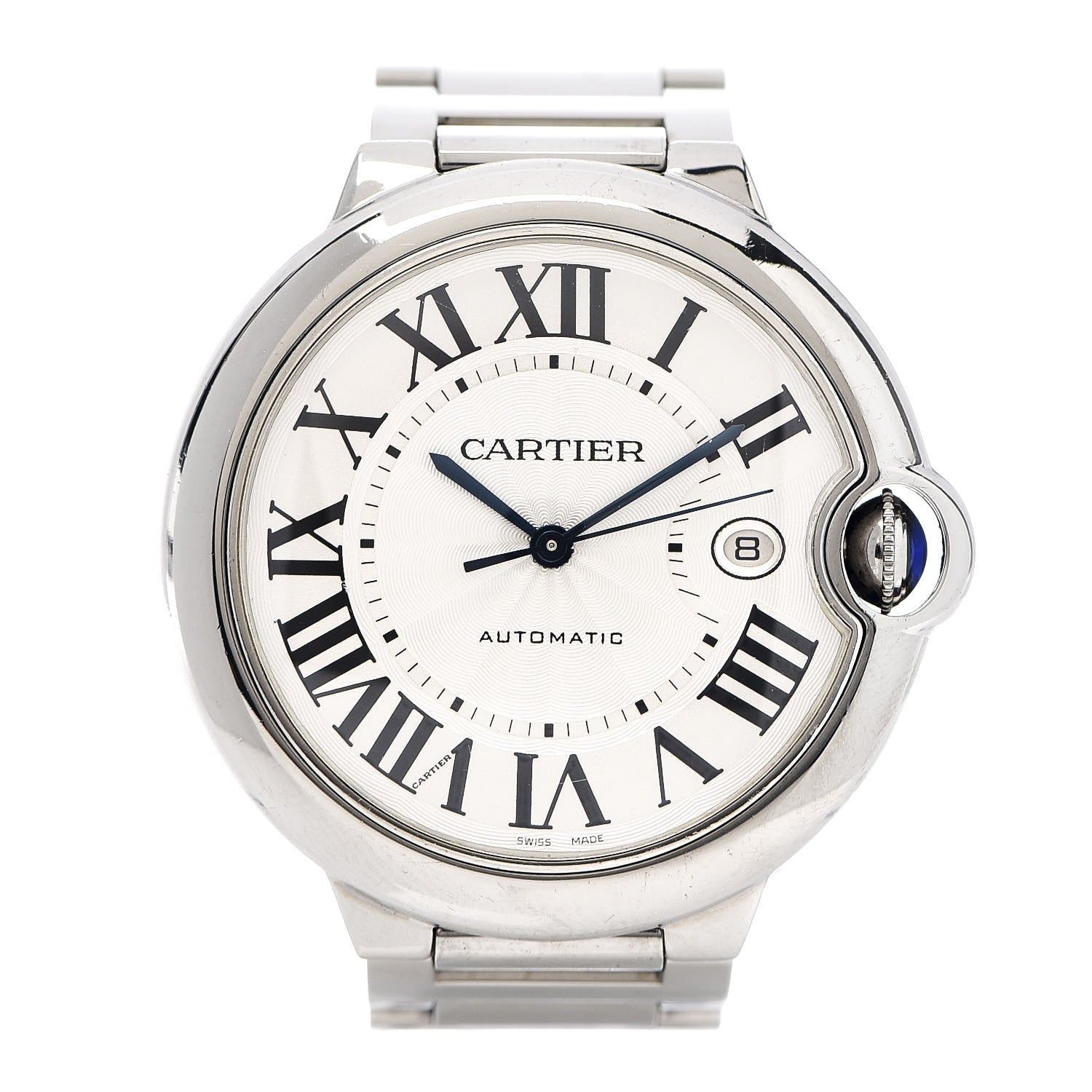 Cartier Stainless Steel 42mm Ballon Bleu De Automatic Watch 1 of 6