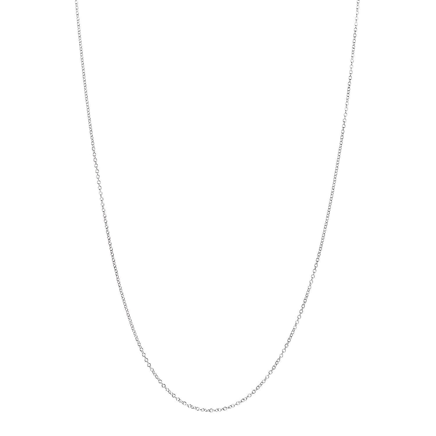 Platinum Chain Necklace 16"