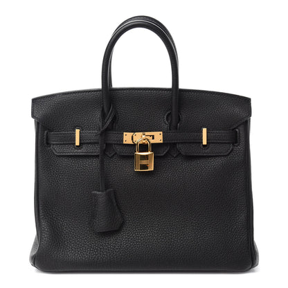 Hermes Togo Birkin 25 Black 1 of 36
