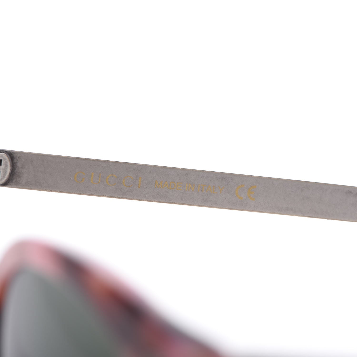 Gucci Metal Tiger GG0224SK Sunglasses Havana Pink Brown 6 of 7