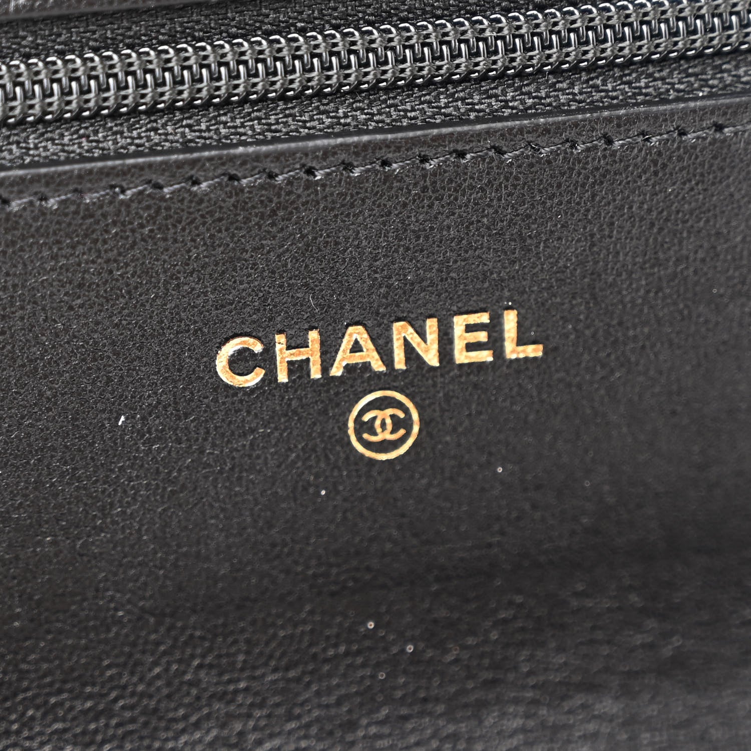 Chanel Lambskin Quilted Chanel 19 Wallet On Chain WOC Black 6 of 13