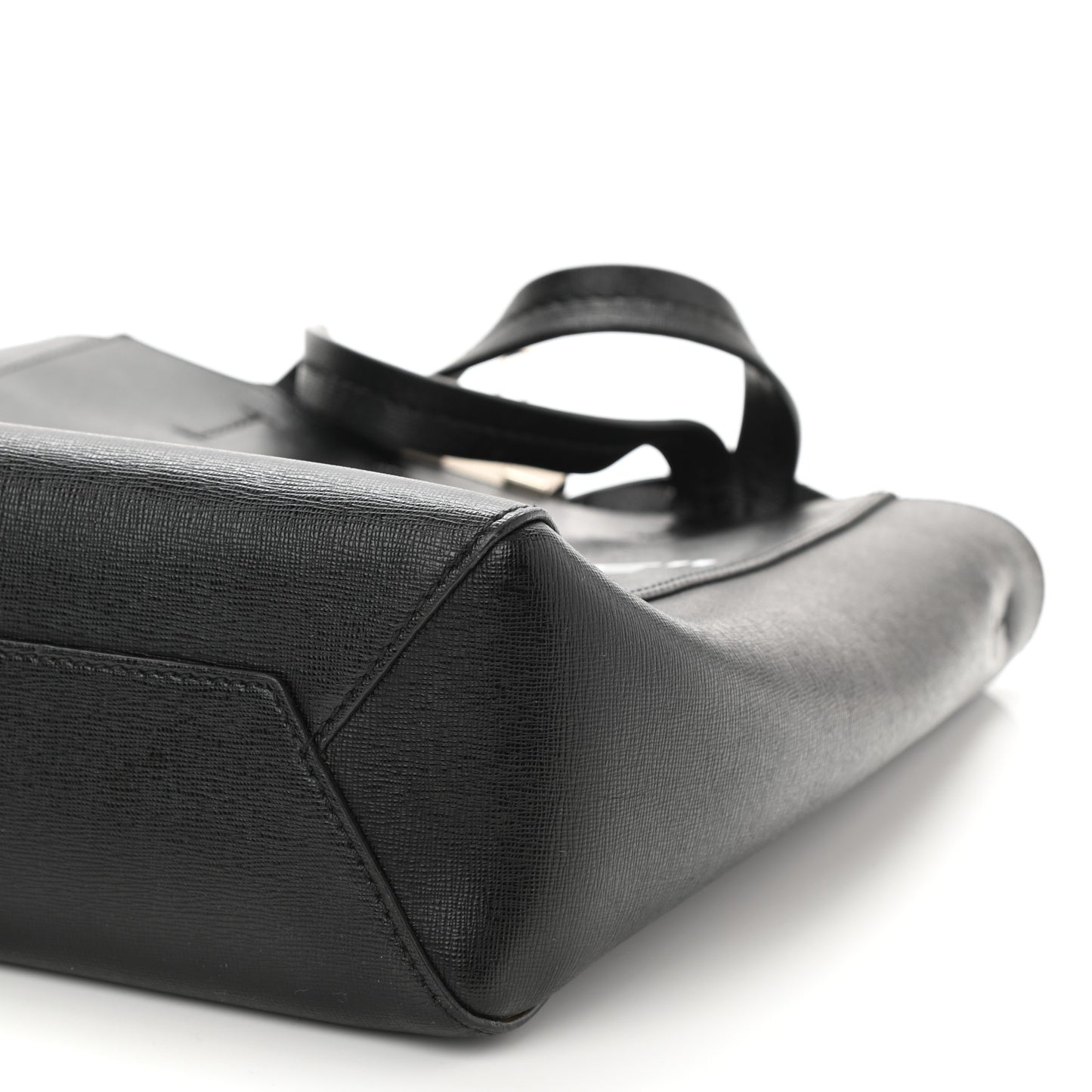 Calfskin Sculpture Tote Bag Black