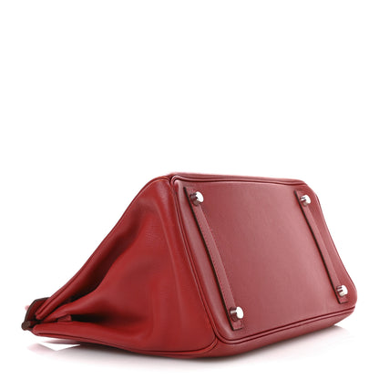 Hermes Swift Birkin 30 Rouge Vif 4 of 14