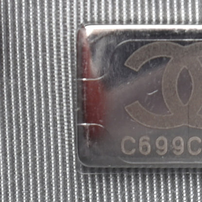 Chanel Gradient Metallic Calfskin Quilted Wallet On Chain WOC Silver Blue Yellow Purple 6 of 9