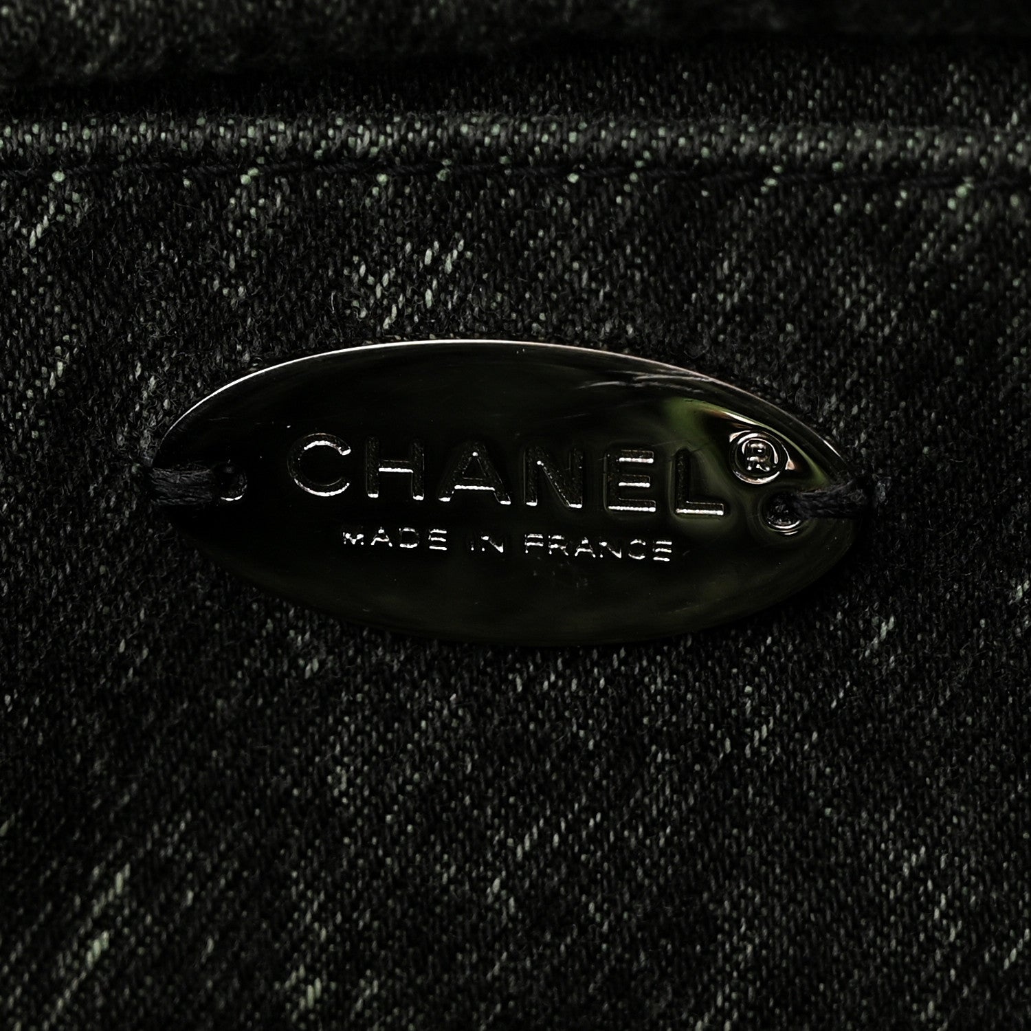 Chanel Denim Quilted Denimpression Flap Green Black 6 of 10