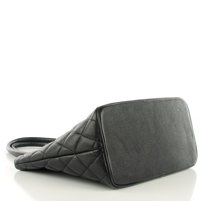 Chanel Caviar Quilted Medallion Tote Black 4 of 7