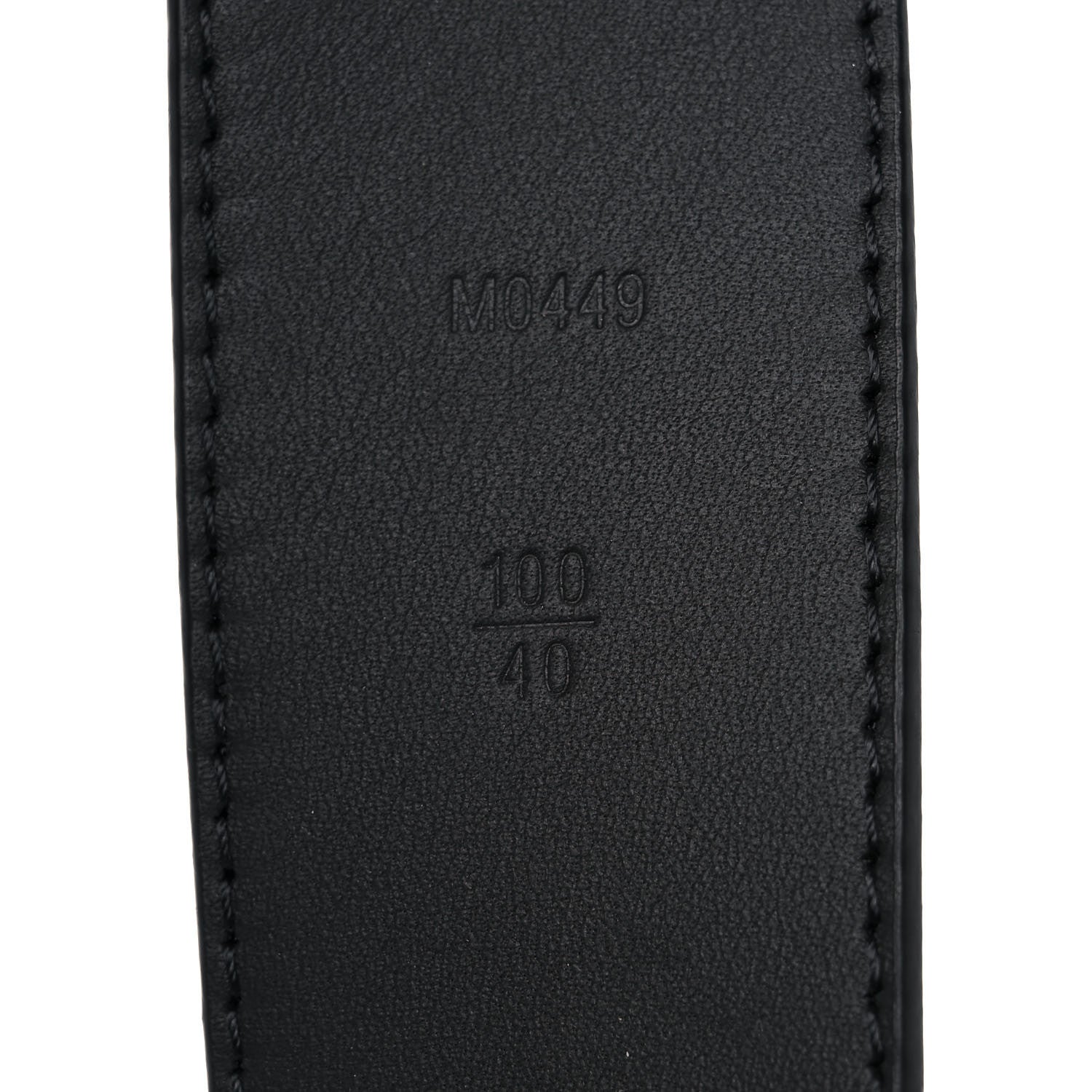 Louis Vuitton Calfskin Monogram Eclipse 40mm LV Initiales 100 40 3 of 7