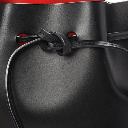 Mansur Gavriel Vegetable Tanned Calfskin Mini Bucket Bag Black Flamma 17 of 18