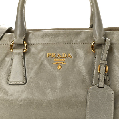 Prada Vitello Shine Shopping Satchel Nube 8 of 12