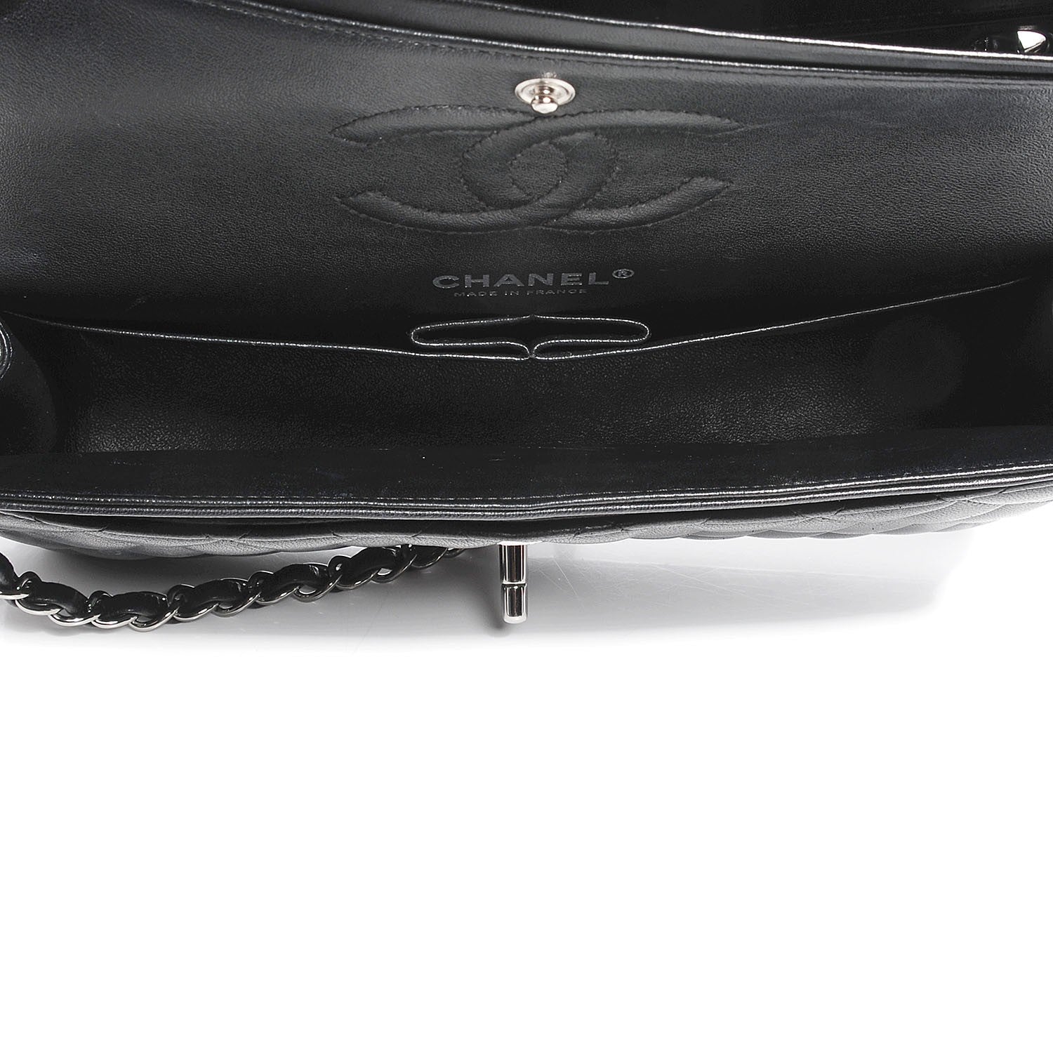 Chanel Lambskin Medium Double Flap Black 8 of 8
