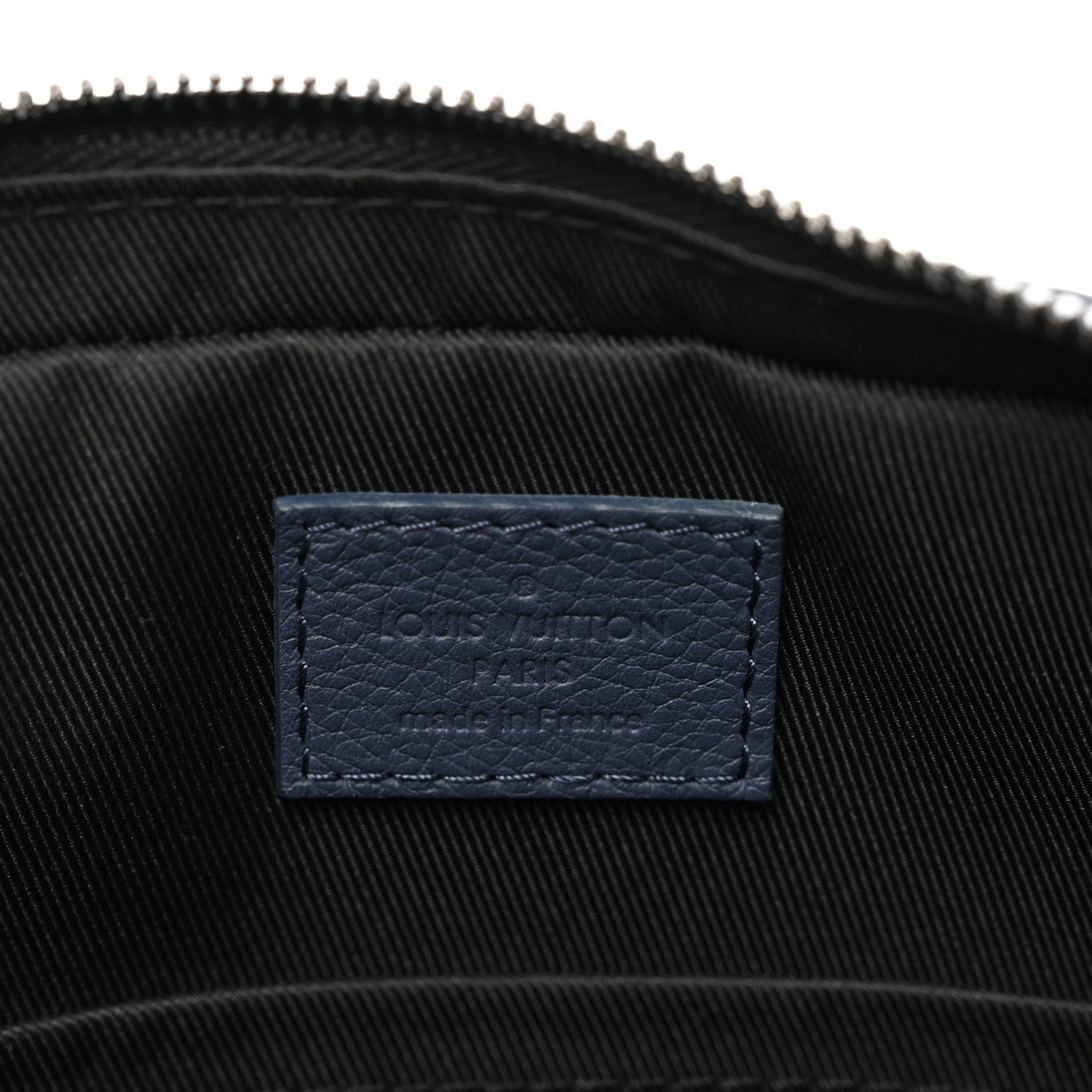 Louis Vuitton Calfskin Monogram Shadow Trio Messenger Navy River Blue 7 of 9