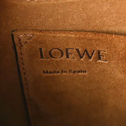 Loewe Grained Calfskin Small Gate Crossbody Bag Pecan Black 6 of 10
