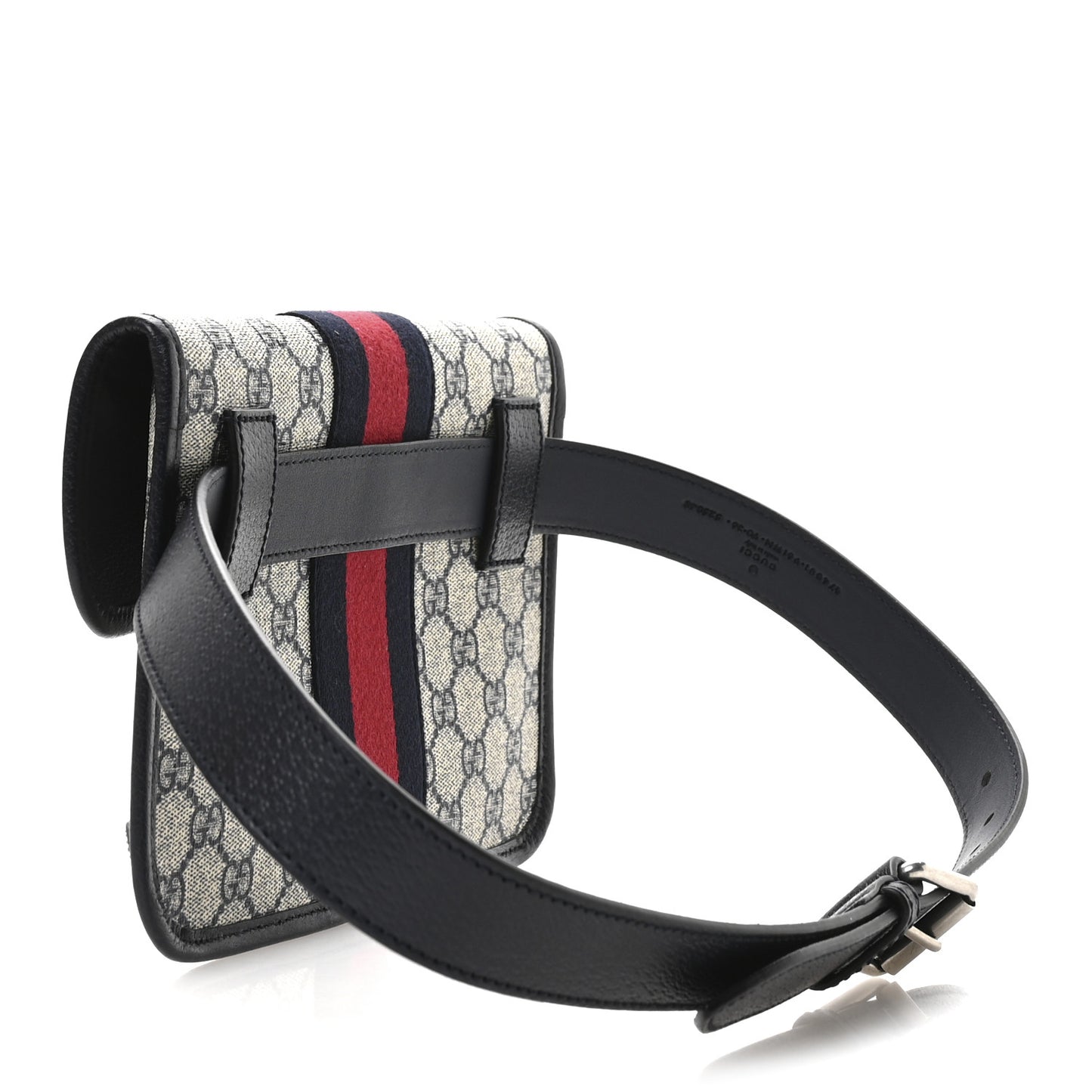 GG Supreme Monogram Web Small Ophidia Belt Bag 90 36 Beige Navy