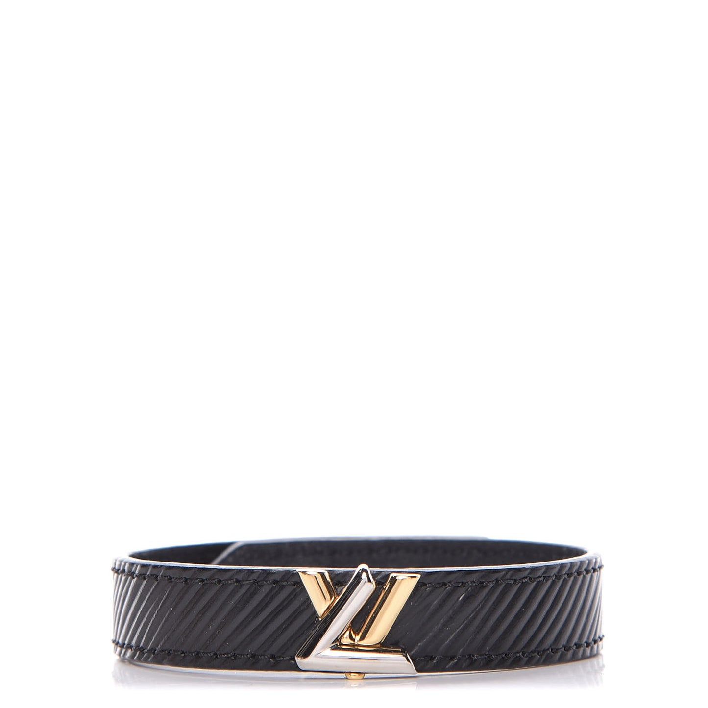 Epi Twist It Bracelet 19 Black