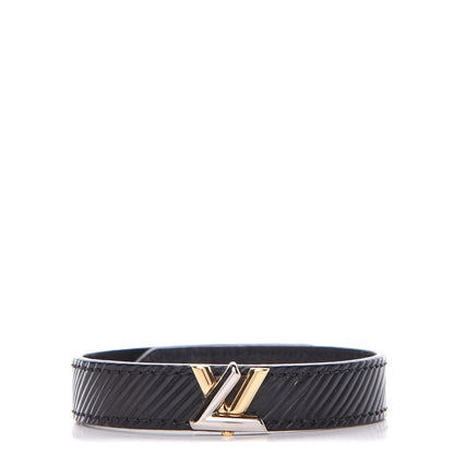 Louis Vuitton Epi Twist It Bracelet 19 Black 1 of 9