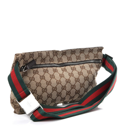 Gucci Monogram Web Belt Bag Dark Brown 3 of 8