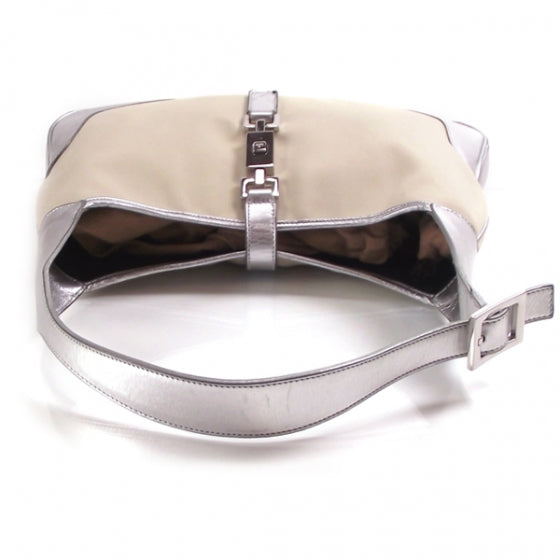 Canvas Jackie O Hobo White