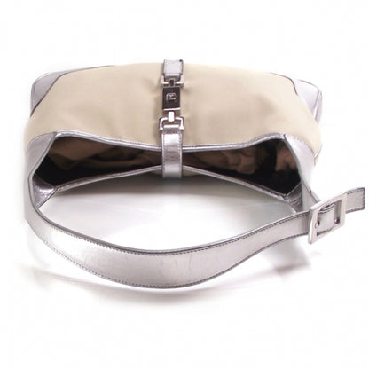 Gucci Canvas Jackie O Hobo White 7 of 12