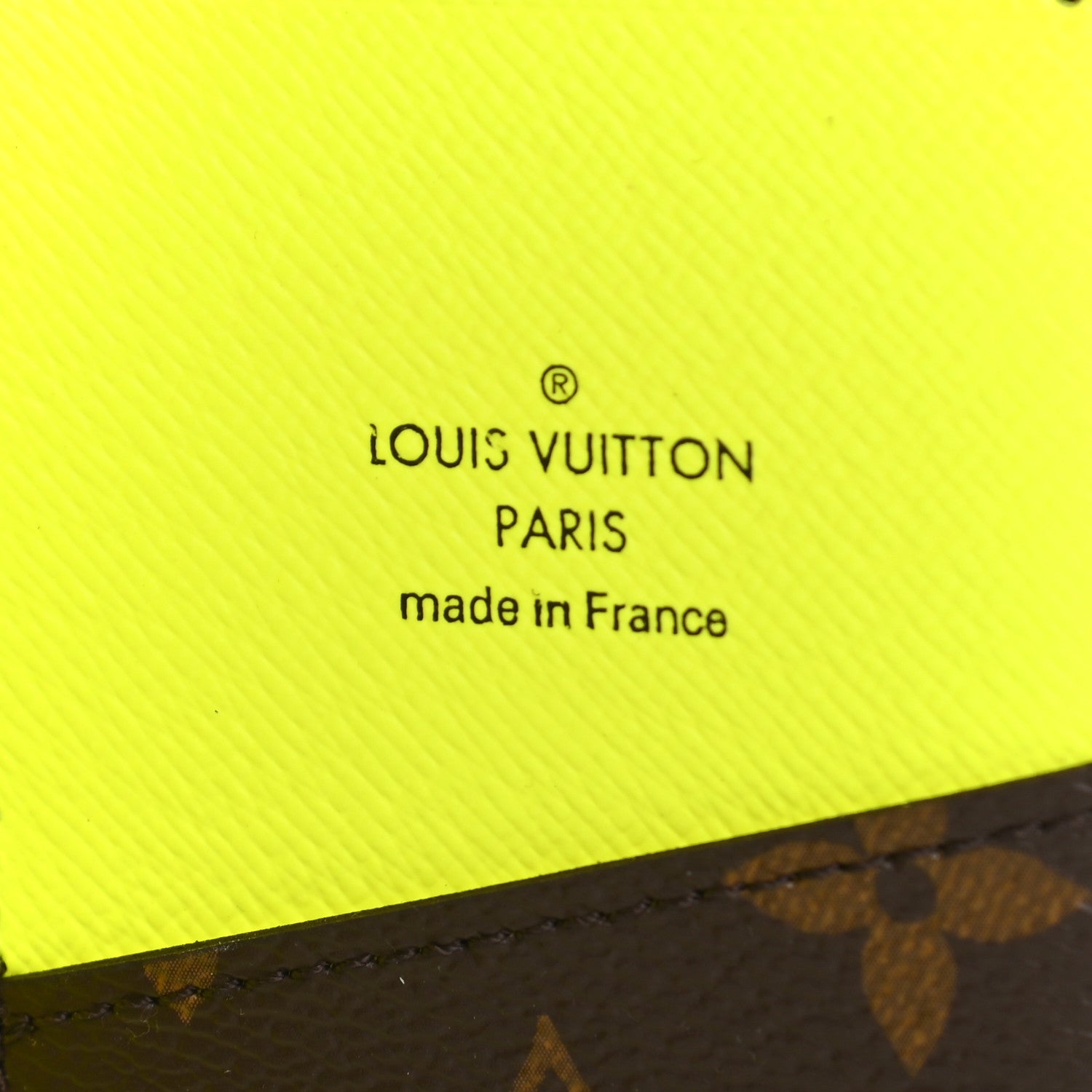 Louis Vuitton Monogram Pocket Organizer NM Yellow 6 of 7