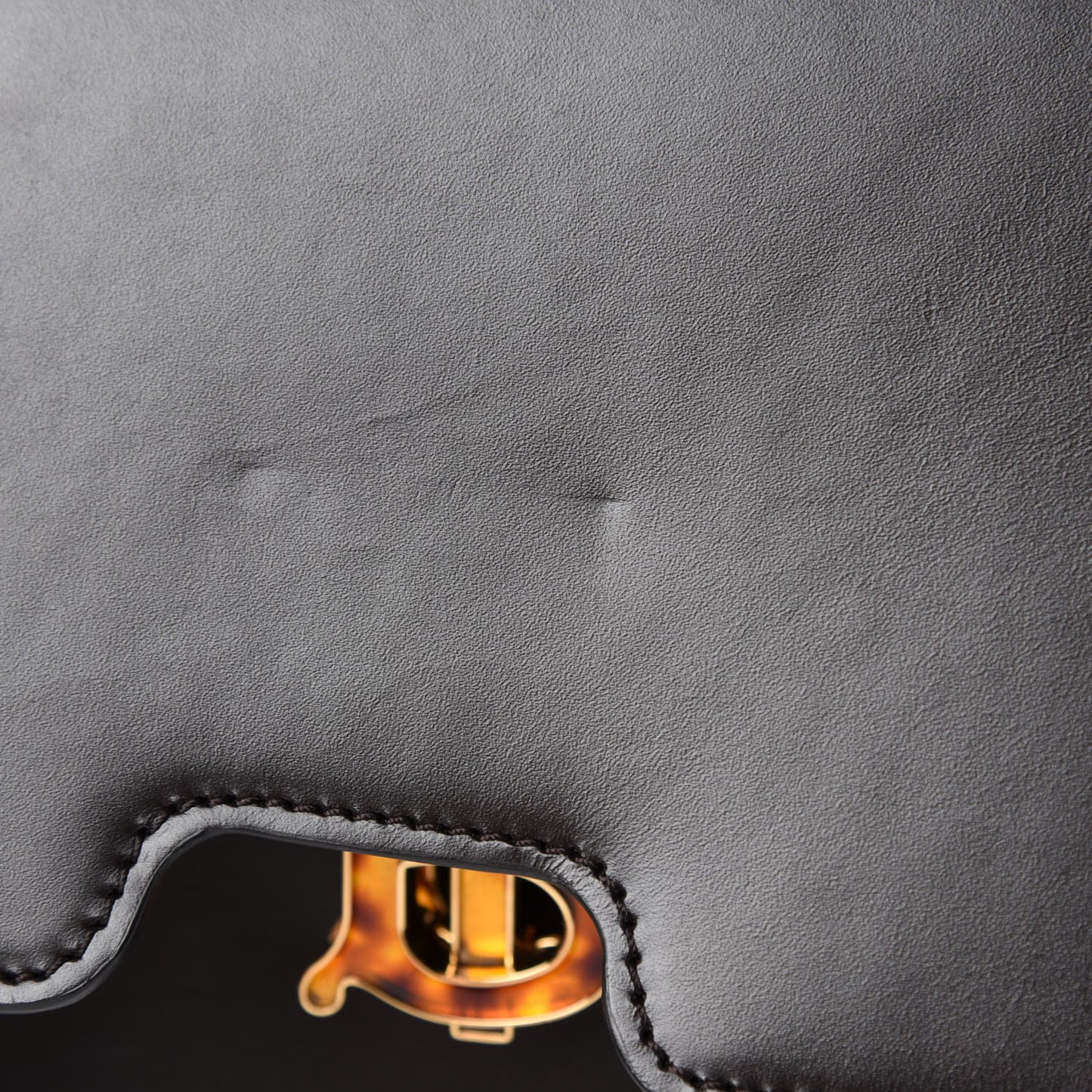 Calfskin Medium TB Bag Coffee