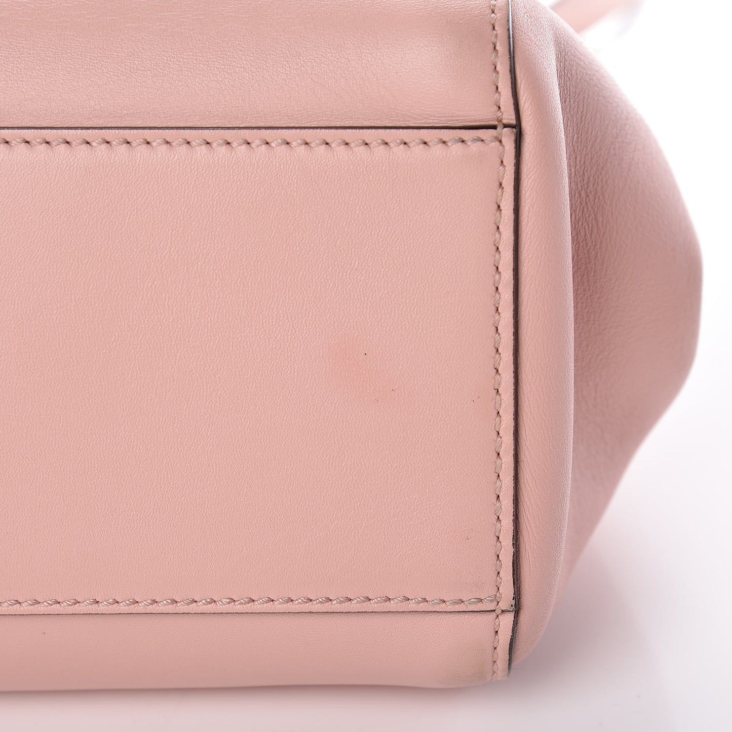 Nappa Bamboo Small Nymphaea Top Handle Bag Perfect Pink