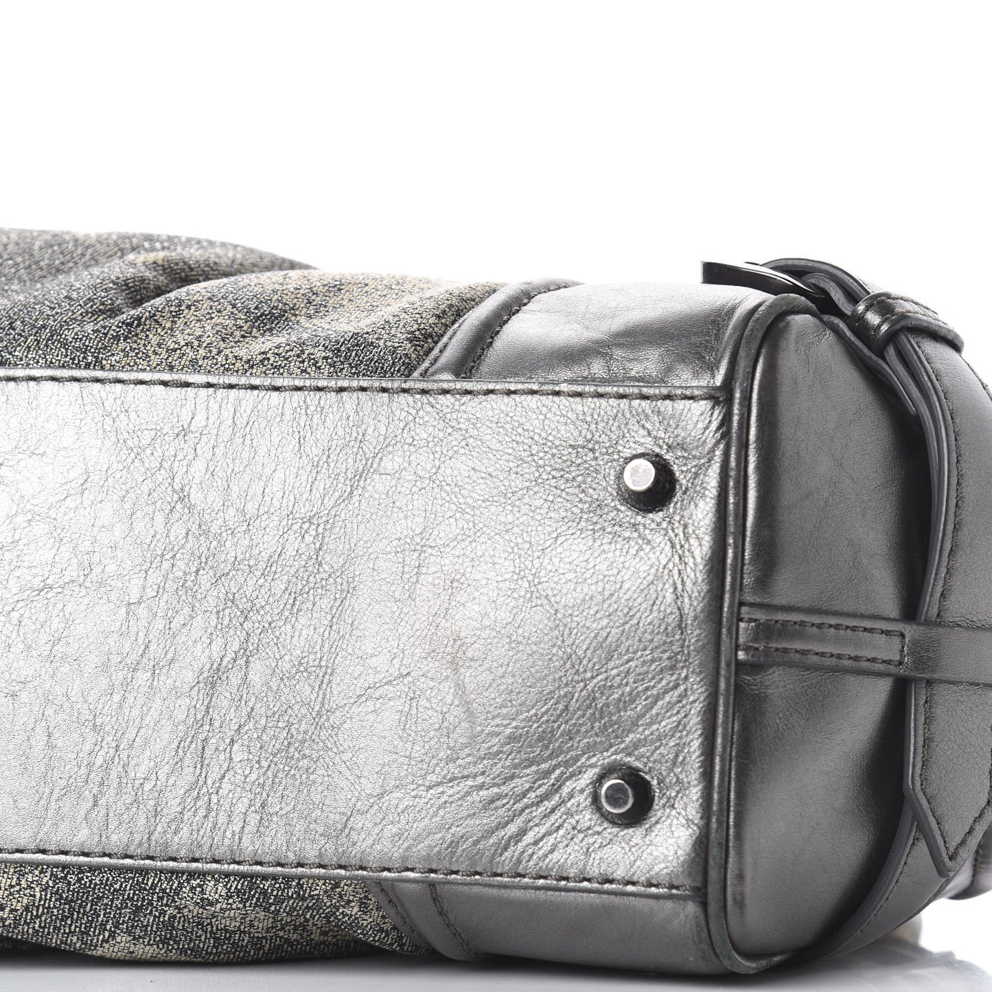 Shimmer Check Degrade Pilgrim Satchel Pewter