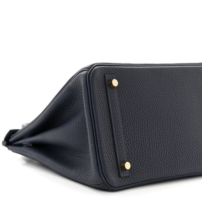 Hermes Togo Birkin 30 Bleu Nuit 9 of 11