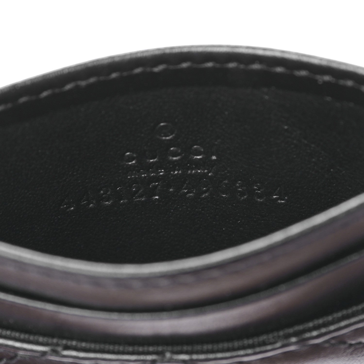 Gucci Calfskin Matelasse GG Marmont Card Holder Black 6 of 8