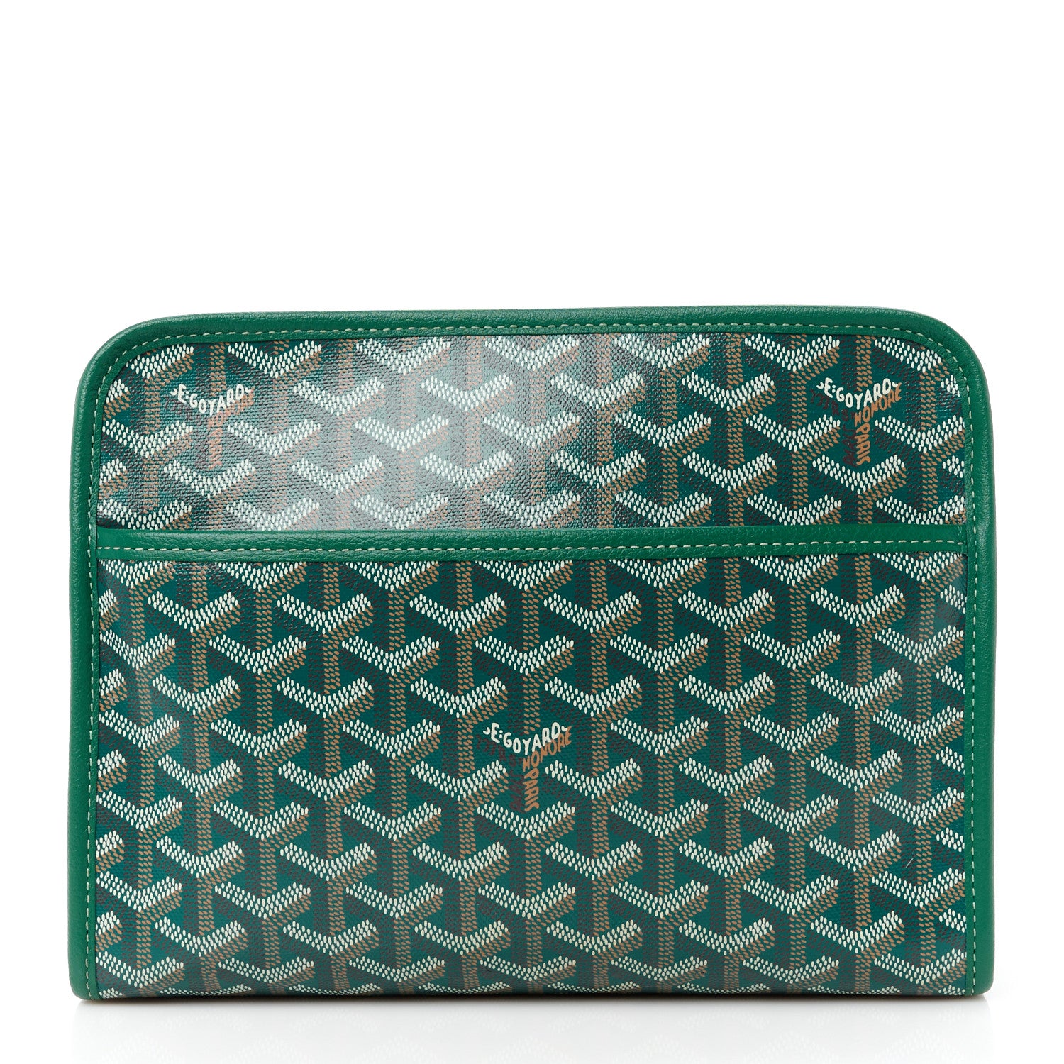 Goyard Goyardine Jouvence Toiletry Pouch MM Green 1 of 13