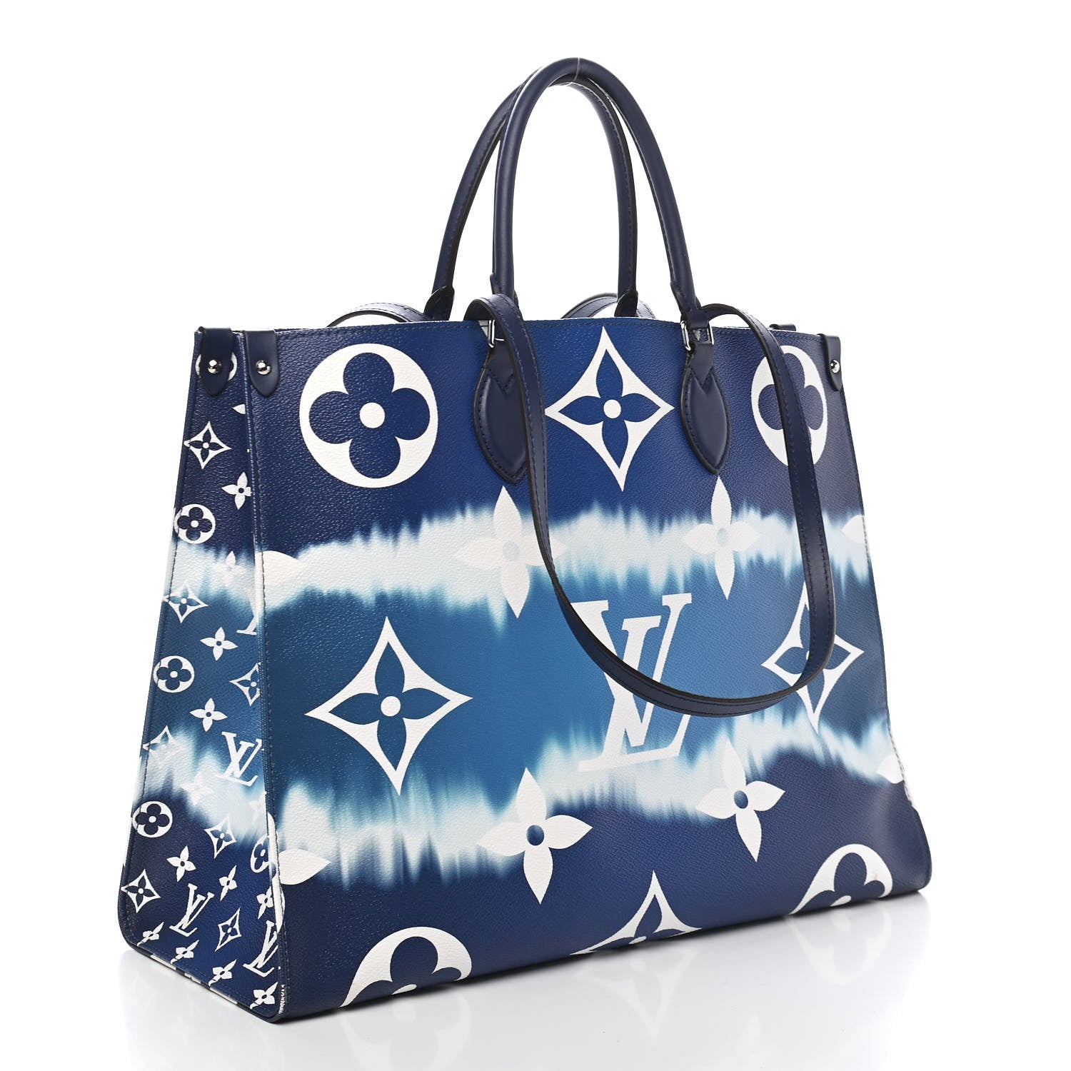 Louis Vuitton Monogram Escale Onthego GM Blue 2 of 9