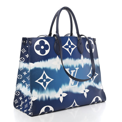 Louis Vuitton Monogram Escale Onthego GM Blue 2 of 9
