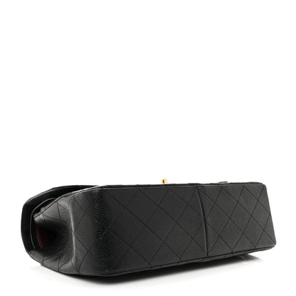 Chanel Caviar Quilted Jumbo Double Flap Black 4 of 12