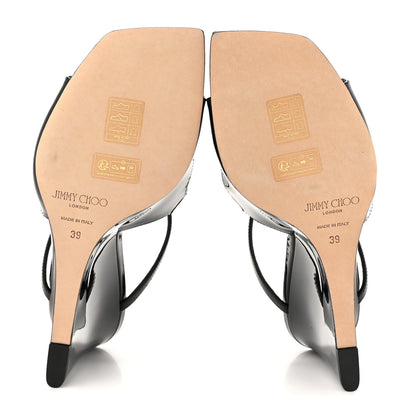 Jimmy Choo Patent Anise 85 Wedge 39 Black 6 of 9