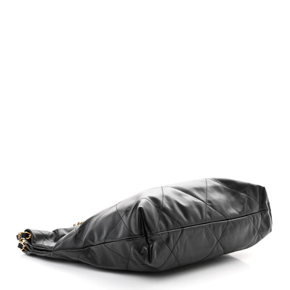 Chanel Shiny Calfskin Quilted Small Chanel 22 Black 5 of 12